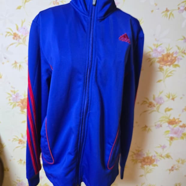 아디다스 져지 집업 / 남녀공용 / 거의 새것(남90여95)