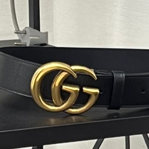 구찌 GG마몬트 블랙 벨트 32사이즈 판매