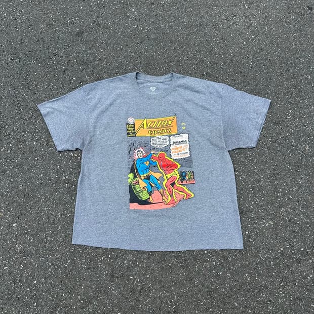 [슈퍼맨] •Vintage Superman Cut-Off T-Shirt