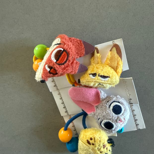 주토피아 머리끈 디즈니 정품