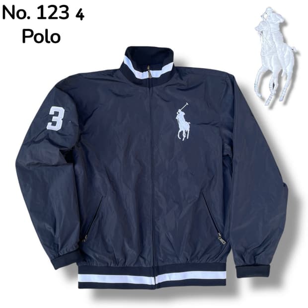 90s 폴로 빅포니 대대장 바람막이 트랙자켓 XL