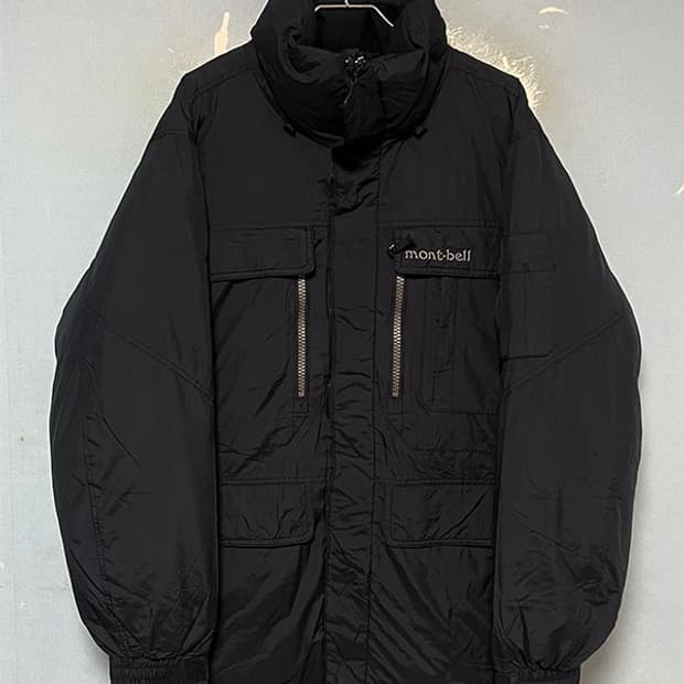 몽벨 남자 패딩점퍼 헤비 구스 블랙 L 100