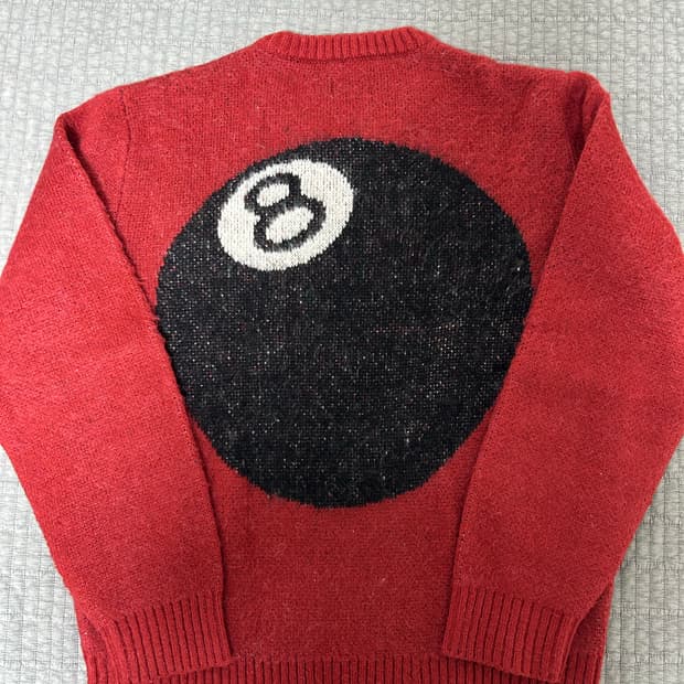 스투시 8볼니트 (xl) 새제품