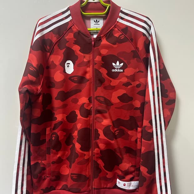 아디다스 베이프 트랙탑 적계