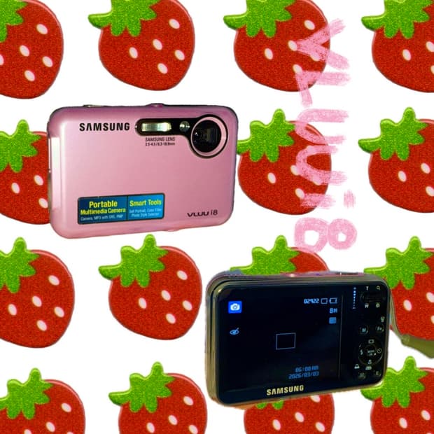 삼성 VLUU i8(딸기색)