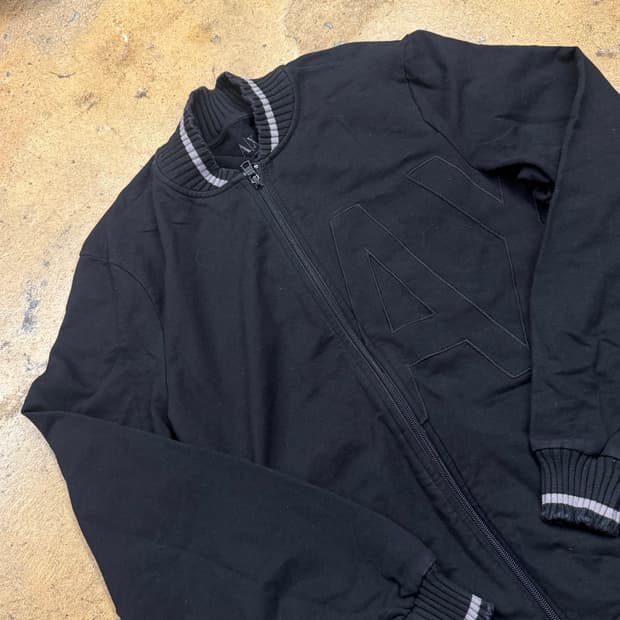 [정품/M] 아르마니 익스체인지 블랙 봄버 자켓 b8