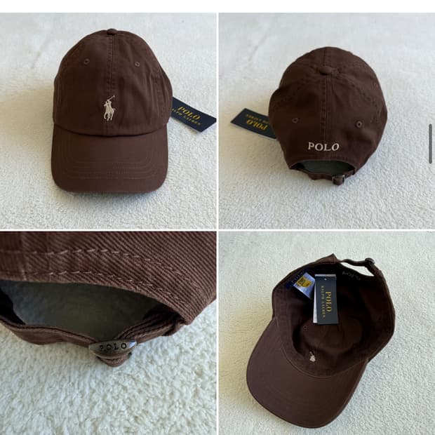 폴로 랄프로렌 볼캡 쿠퍼 브라운 (국내 정품/택있음)