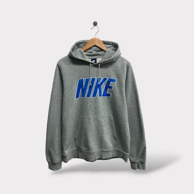 나이키 블루 빅로고 후디 M