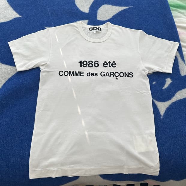 1986 été COMME des GARCONS 티셔츠