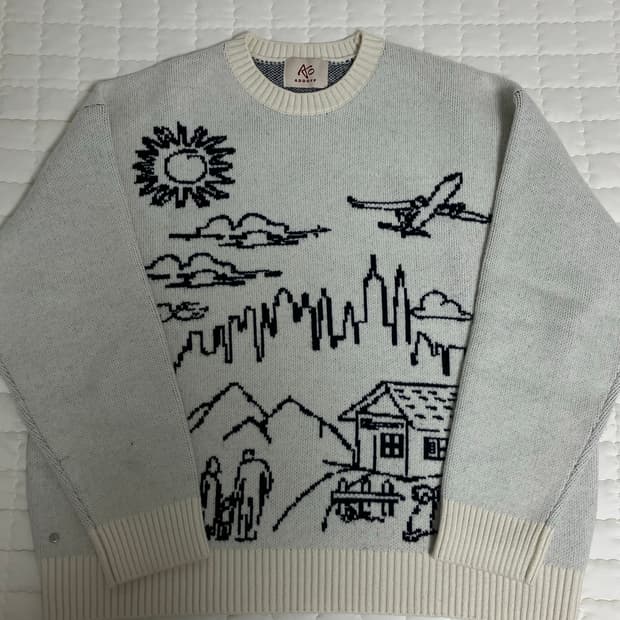 애드오프 크레용 스케치 니트 L 