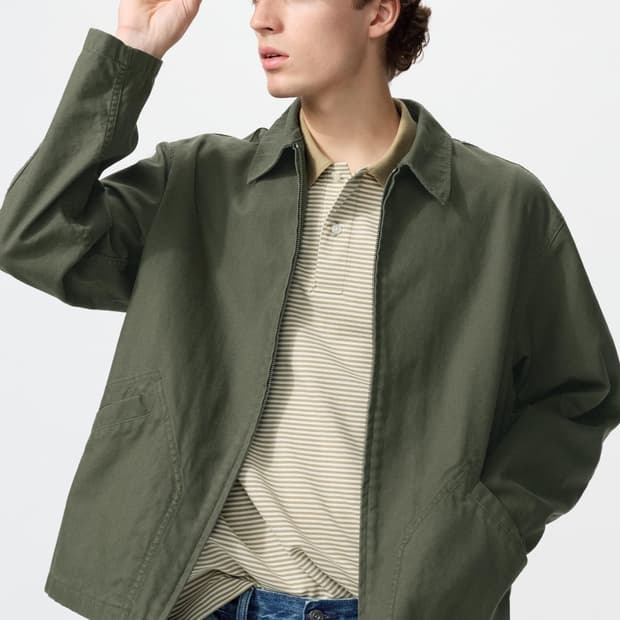 유니클로 jw앤더슨 콜라보 자켓올리브m