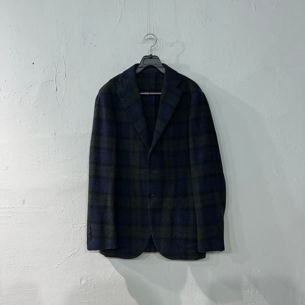 BEAMS 빔즈 체크 울자켓 44