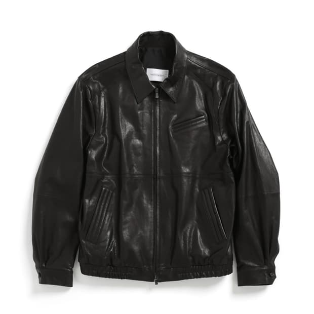 [3] 해칭룸 스티치드 볼륨레더 자켓