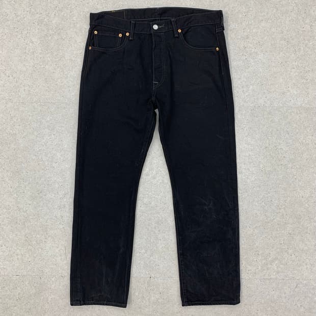 Levis 리바이스 501 블랙 데님팬츠