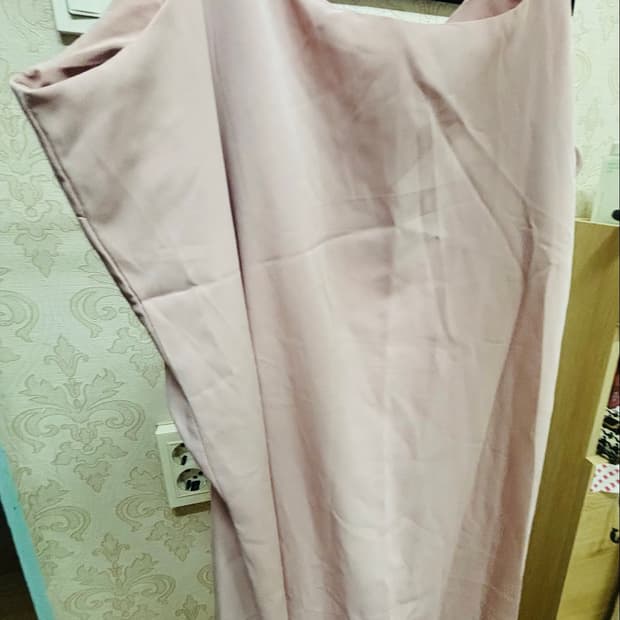 롱뷔스티에 핑크