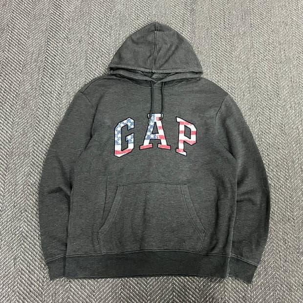 GAP 성조기 빅로고 후드티 v5441