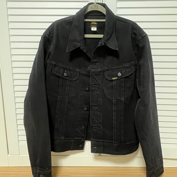 RRL LOT 271 데님 트러커 블랙자켓 L