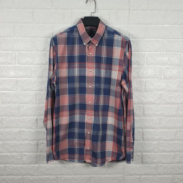 [95]타미힐피거 체크 셔츠