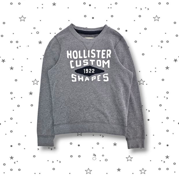 L Hollister 홀리스터 커스텀 세이프 크루넥 맨투맨