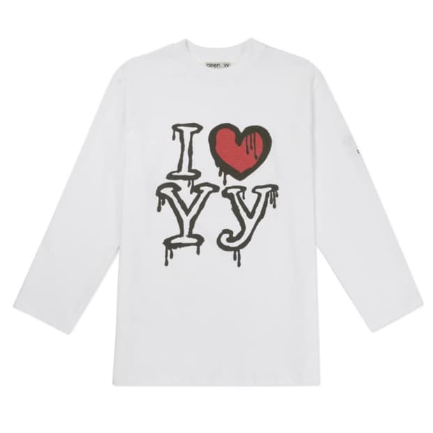 익스클루시브 I LOVE YY BOX TEE