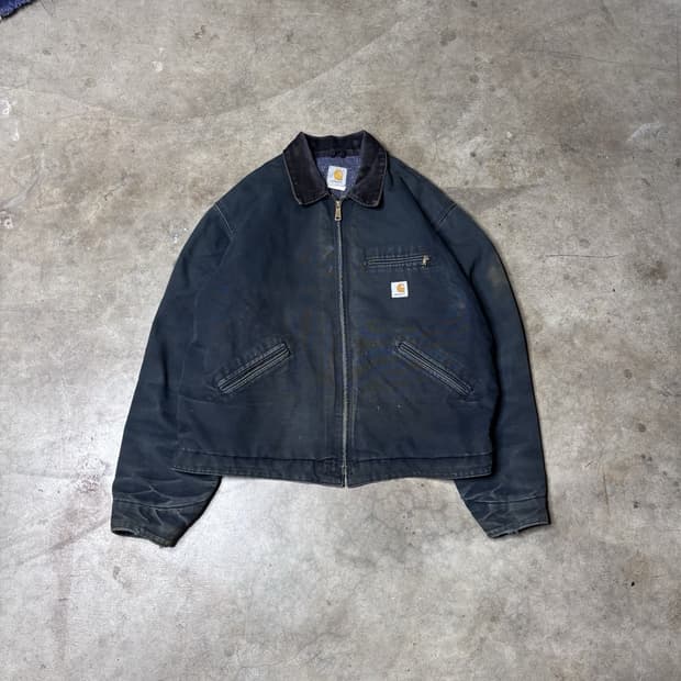 칼하트 J01 디트로이트 자켓 블랙