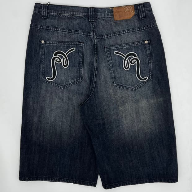 로카웨어 자수 버뮤다팬츠