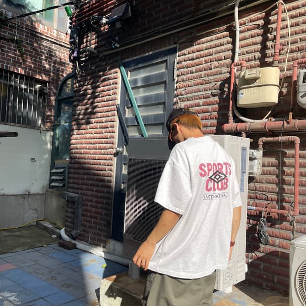 엄브로 헤비웨이트 포켓 티셔츠