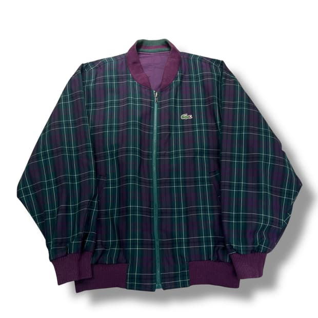 100  라코스테90s 리버시블 양면 바시티 자켓