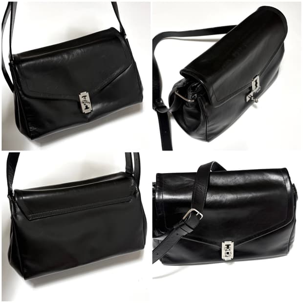 Vunque 분크 오캄 두 숄더백 크로스 라지 블랙 가방