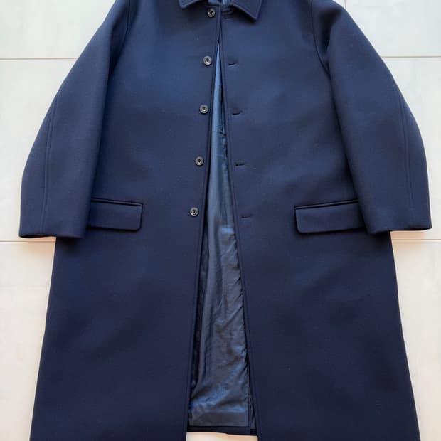 포터리 멜톤울 맥코트 네이비 2(105-110)