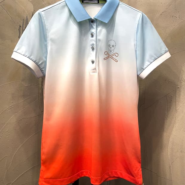 MARK&LONA 마크앤로나 그라데이션 반팔 폴로티