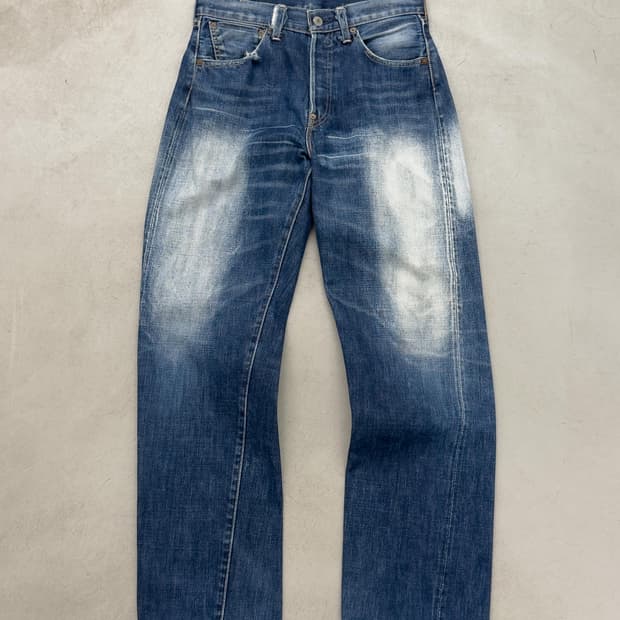 리바이스 빈티지 클로딩 37501 셀비지 데님 팬츠