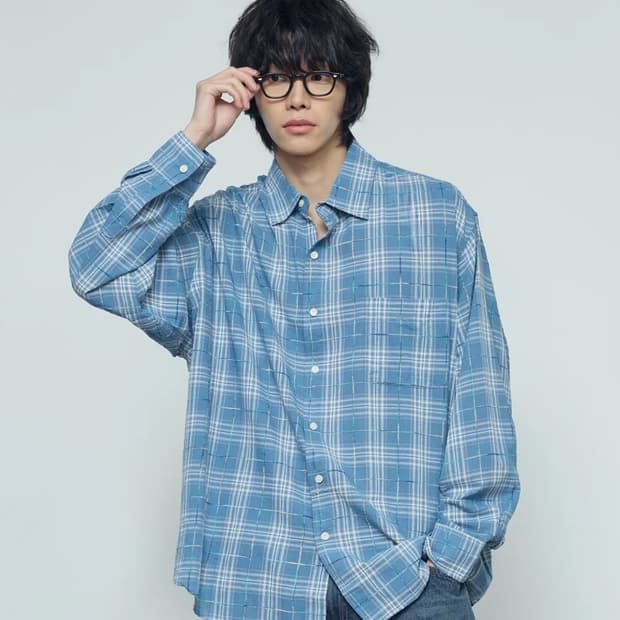 발루트 체크 셔츠 2사이즈