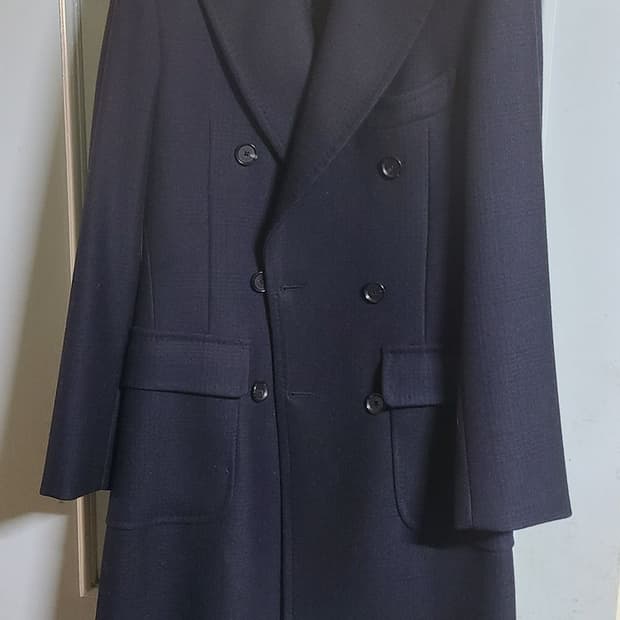 맨온더분 다크네이비 폴로코트 46사이즈