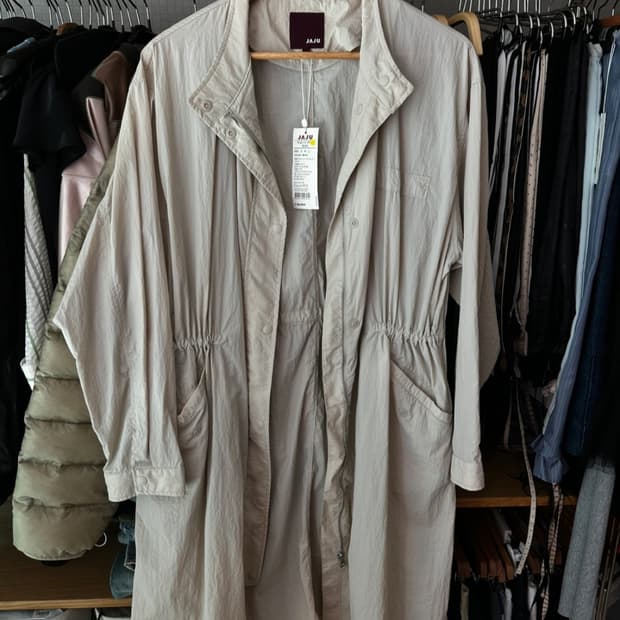 빈티지 나일론 트렌치 자켓