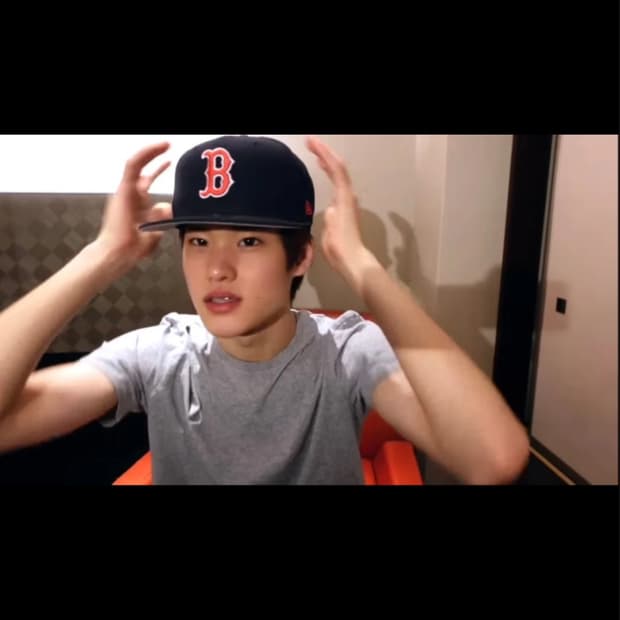 뉴에라 MLB 어센틱 보스턴 레드삭스 피티드캡 게임 네이비_라이즈 소희 