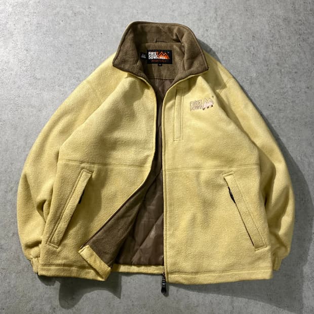 [M] 90s First Down 퍼스트다운 USA 플리스 집업 자켓