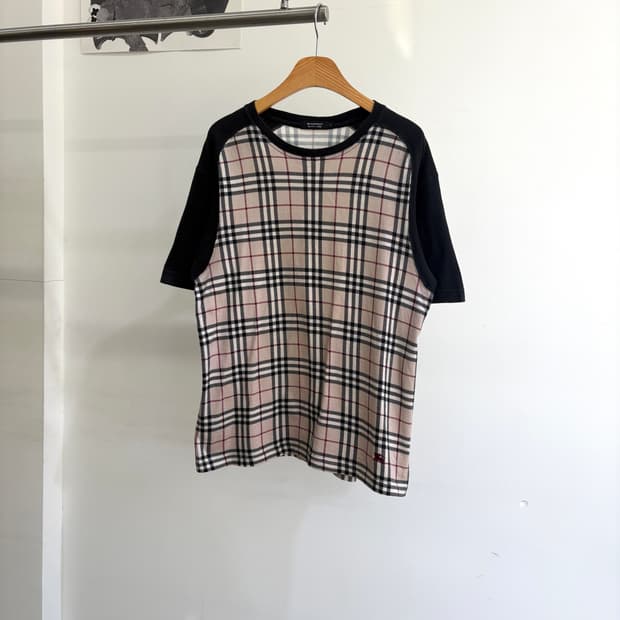 BURBERRY BLACK LABEL (Made in Japan) 반팔티