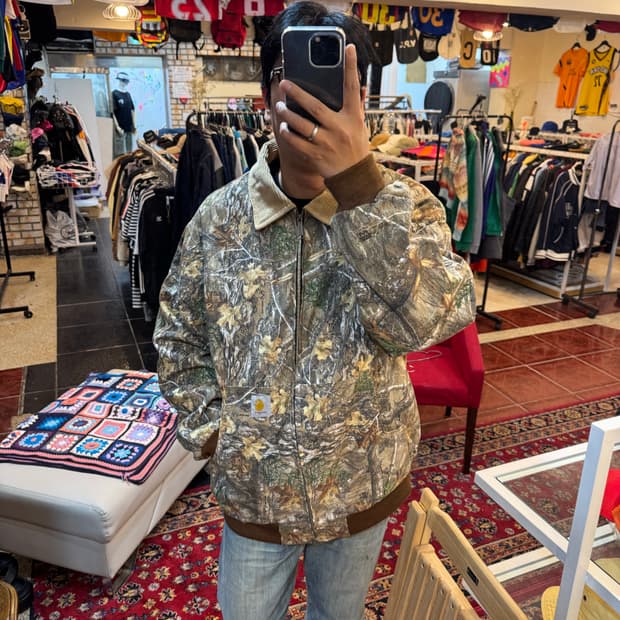 칼하트 리얼트리 리워크 자켓 XL