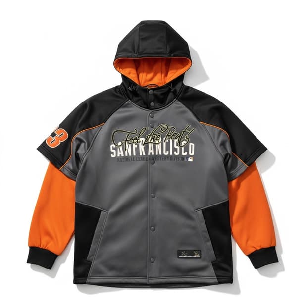 MLB 샌프란시스코 자이언츠 후드 야구 점퍼 100