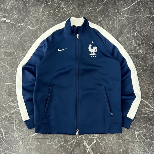 나이키 스우시 프랑스 14-16 국대 투웨이 트랙탑 져지자켓 