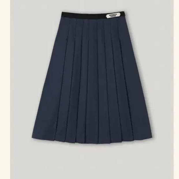 새상품) 스무드무드 센 플리츠 스커트 네이비
