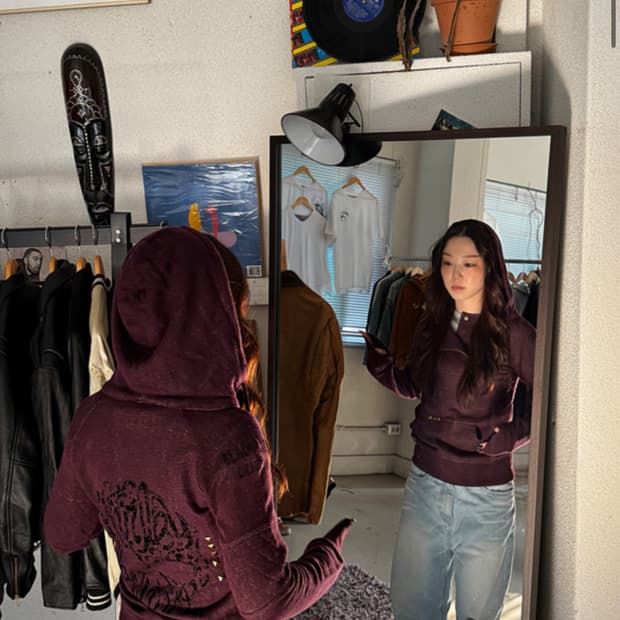 HARLEY DAVIDSON, HALF ZIP UP HOODIE (s)