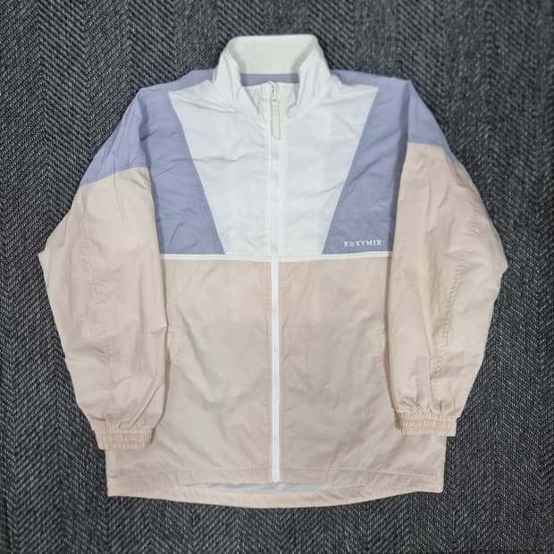 젝시믹스 우븐 아노락 바람막이 오버핏