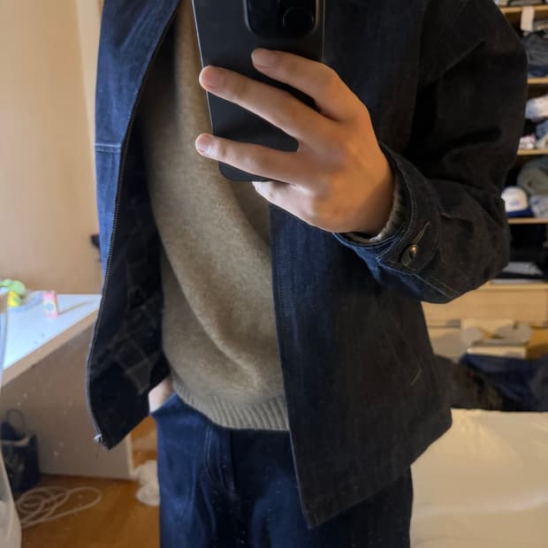 유니클로 데님자켓