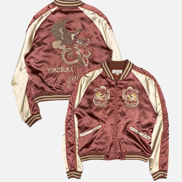 yokosuka embroidery orenge sukajan