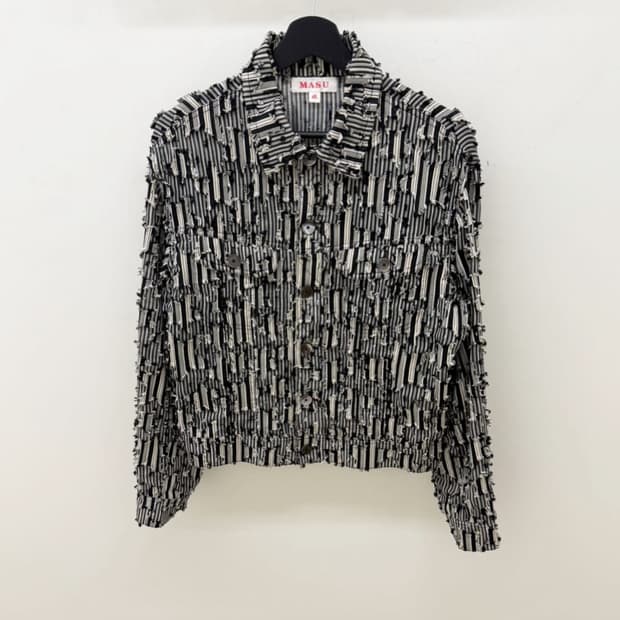 마수 자카드 스타 자켓