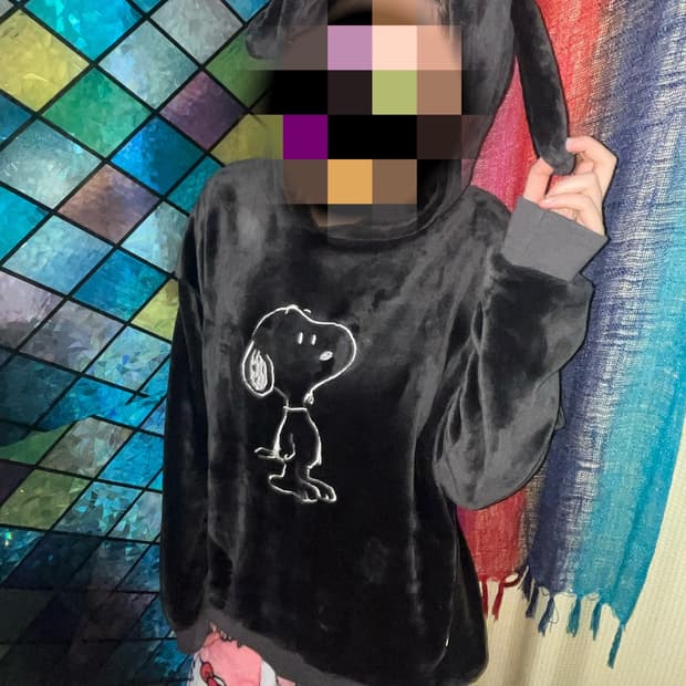 스누피 후드티