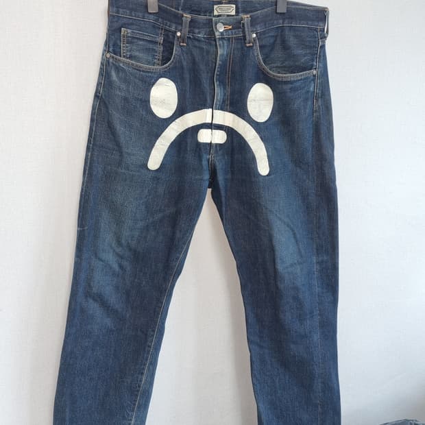 니고 베이프 아카이브 베이비 마일로 데님팬츠