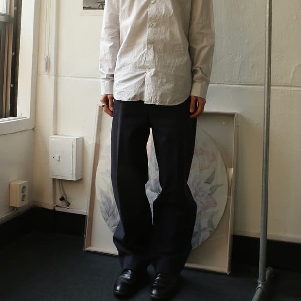 이세이 미야케 맨 네이비 트라우저 